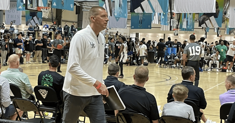 Mark Pope at the 2025 adidas 3SSB “Palmetto Road” Championships - KSR