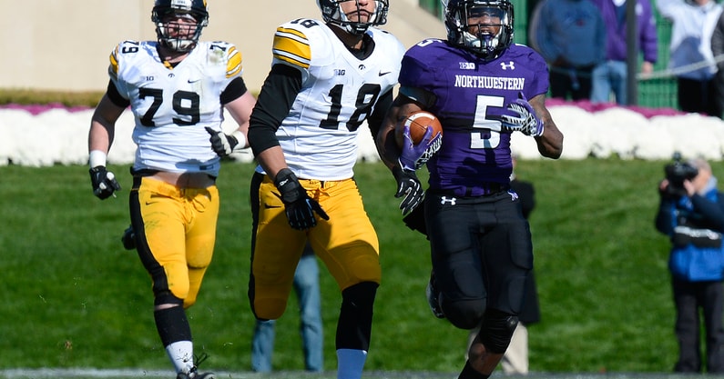 NCAA Football: Iowa at Northwestern