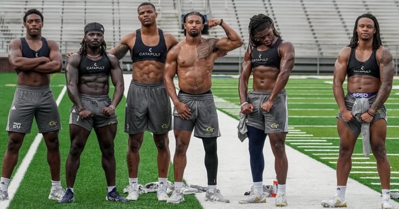 GT RBs summer workouts FP