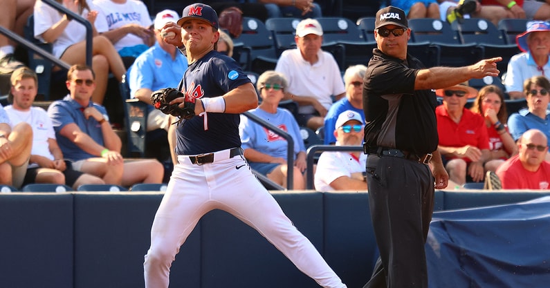 Ole Miss infielder Luke Hill