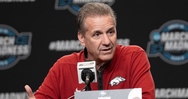 John Calipari explains his approach to harder scheduling for Arkansas