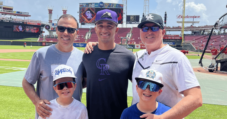 ryan-ritter-hits-first-mlb-home-run-with-coach-mingione-in-attendance