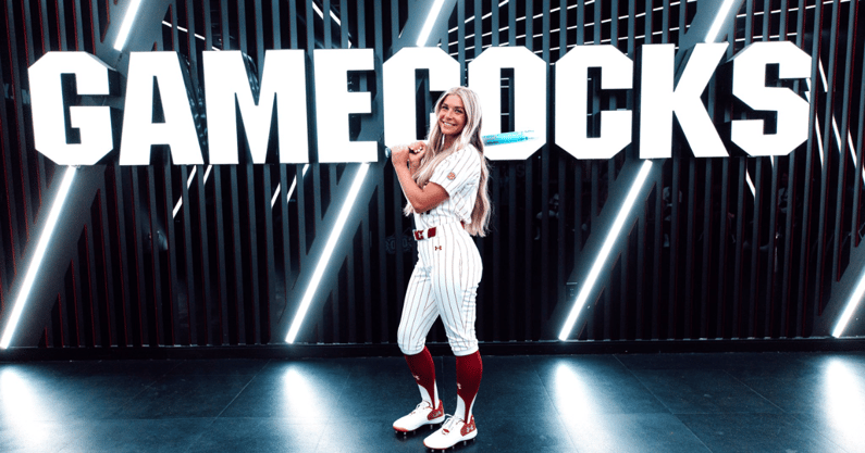 South Carolina softball transfer portal commitment Lexie Shaver. Photo credit: Lexie Shaver | @lexieshaver11 on Twitter/X