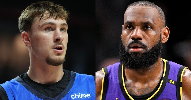 Mavericks F Cooper Flagg, Lakers F LeBron Ja