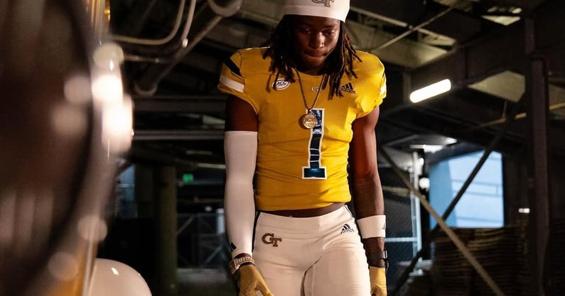 Traeviss Stevenson on GT official visit