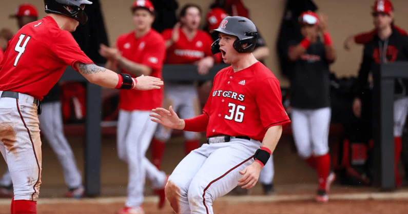 Rutgers Baseball first baseman Ty Doucette