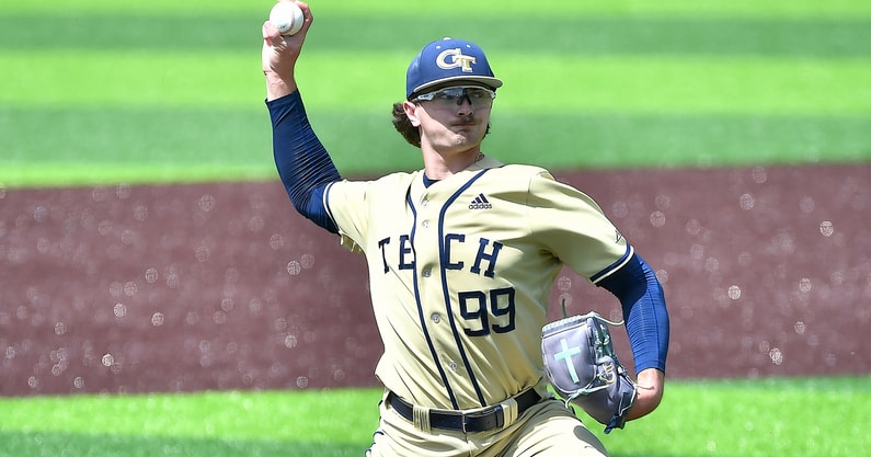 GT's Brady Jones pitches against Duke