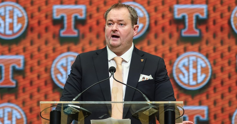 Josh Heupel, Tennessee Football | Jordan Godfree-Imagn Images