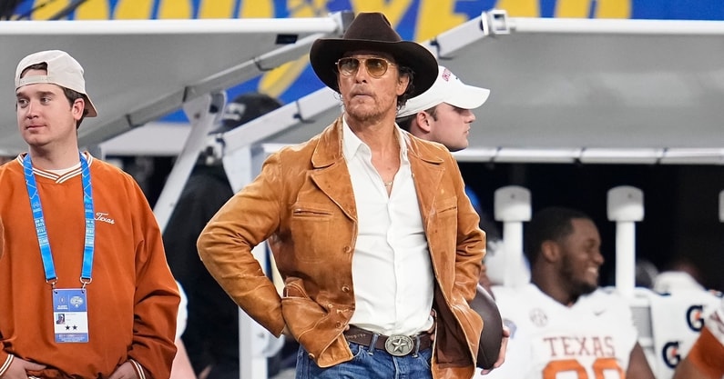 Arch Manning on Matthew McConaughey's presence at Texas: 'I'm in his shadow'