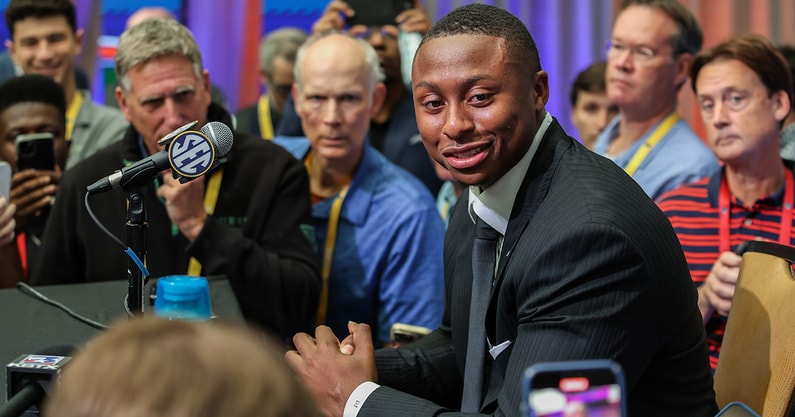 Florida QB DJ Lagway at SEC Media Days
