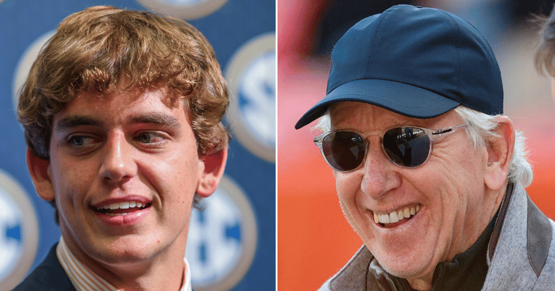 Arch-Manning-reveals-grandfather-Archie-signs-his-texts-to-him