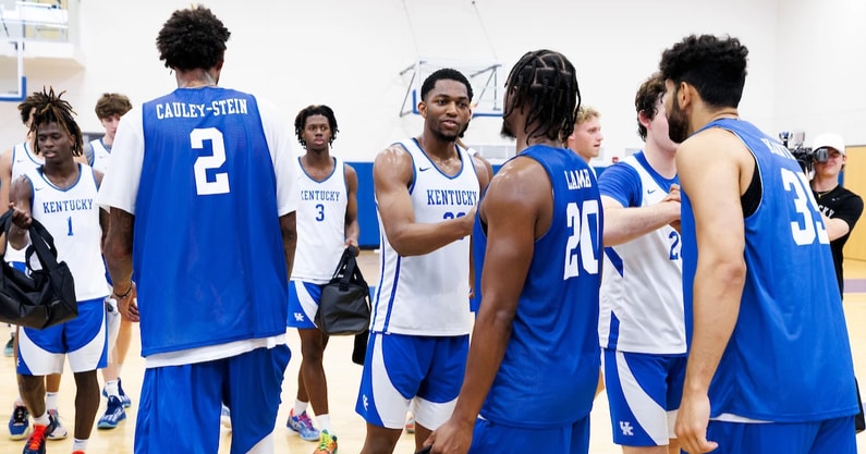 Kentucky MBB and La Familia players - Caleb Bowlin, UK Athletics