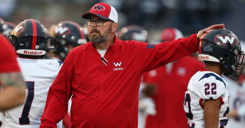 West Rebels head coach Lamar Brown