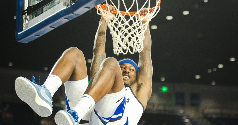 Archie Goodwin hangs on the rim in a La Familia win, via Aaron Perkins, KSR