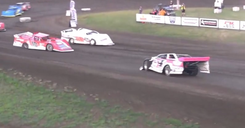 MARS Late Model insane wreck