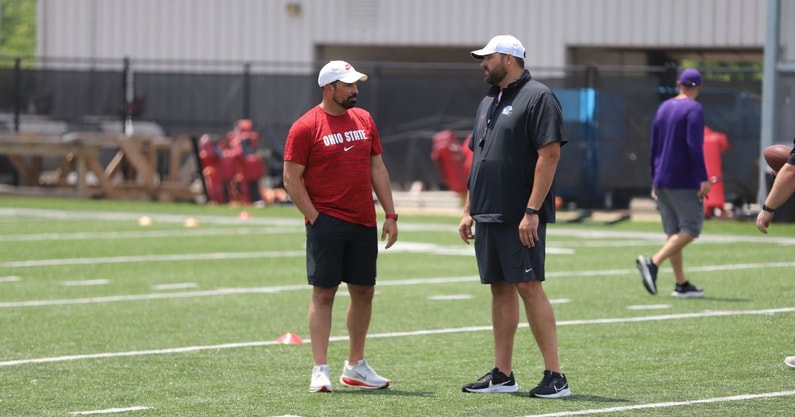 Ryan Day and Tyler Bowen by Mick Walker -- Lettermen Row --