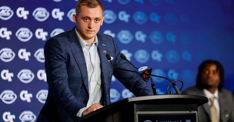 Georgia Tech's Haynes King at ACC Kickoff