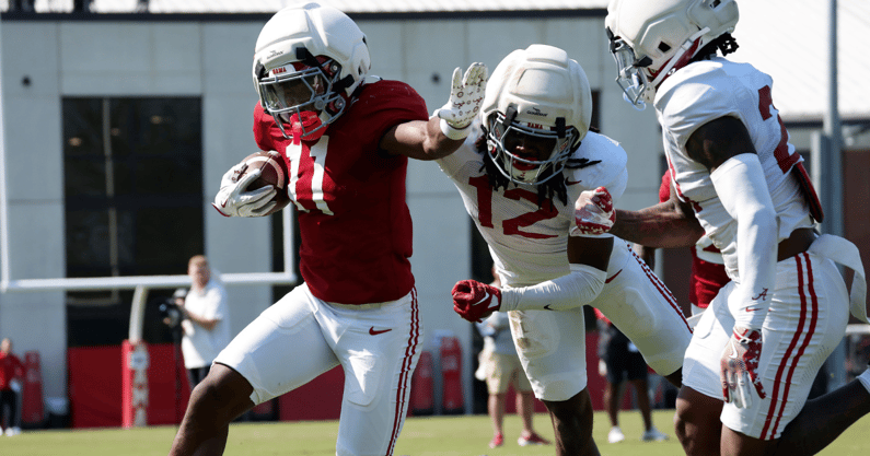 Alabama WR Rico Scott and DB Zay Mincey