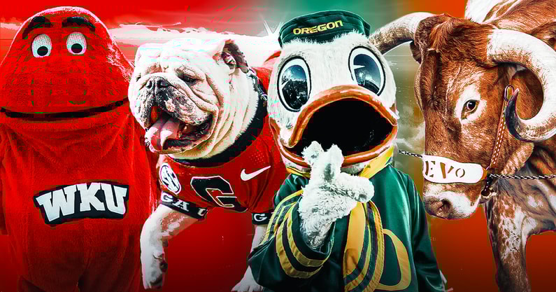 college football mascot rankings