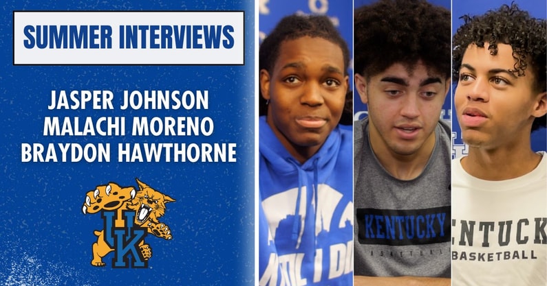 Summer interviews with Jasper Johnson, Malachi Moreno, and Braydon Hawthorne | graphic via KSR