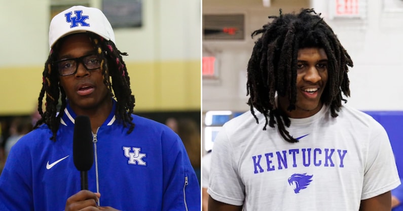 Photo of Jasper Johnson (left) via Dylan Ballard, A Sea of Blue | Photo of Jayden Quaintance via Marissa Gilchrist, UK Athletics