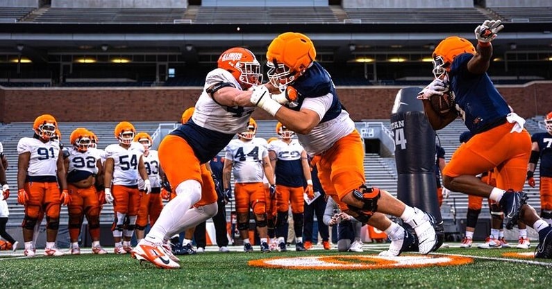 Spring drill linemen