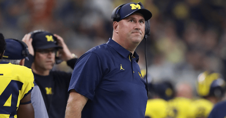 New Kentucky assistant offensive line coach Greg Frey at Michigan in 2017, via Matthew Emmons-Imagn Images