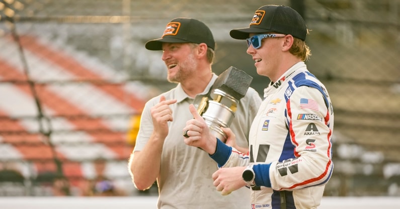 Dale Earnhardt Jr. Connor Zilisch NSACAR