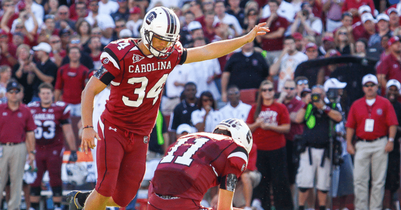 Former South Carolina football kicker and punter Spencer Lanning. Photo credit: GamecockCentral
