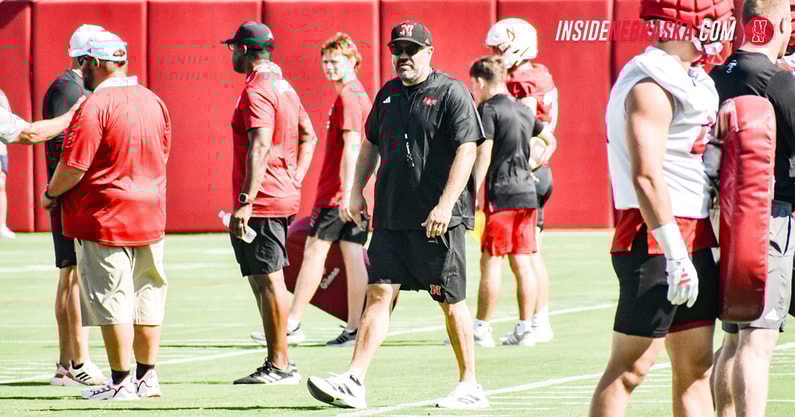 Nebraska football coach Matt Rhule