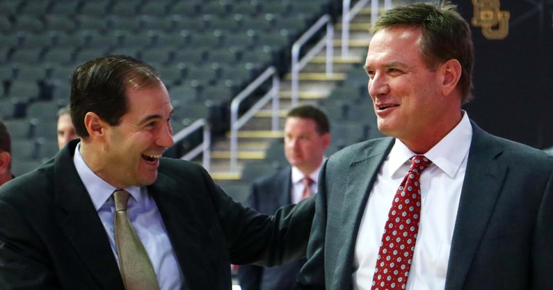 Baylor HC Scott Drew, Kansas HC Bill Self