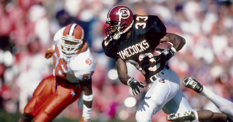 Former South Carolina football running back Brandon Bennett. Mandatory Credit: RVR Photos-Imagn Images