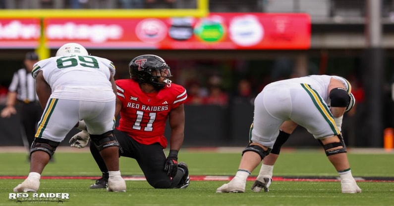Texas Tech EDGE Charles Esters (#11)