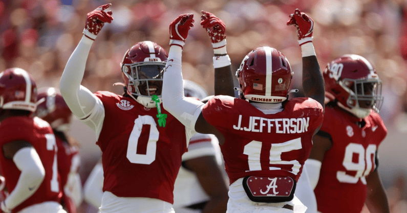 Alabama LBs Deontae Lawson and Justin Jefferson