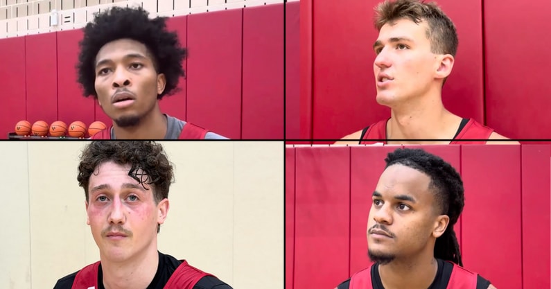 Indiana players