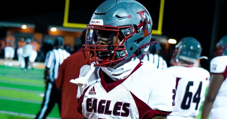 South Carolina football recruiting target Cam Wade last season at East Nashville. Photo credit: Cam Wade | @d1cam5x on Twitter/X