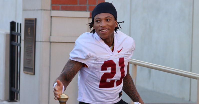 USC cornerback Chasen Johnson