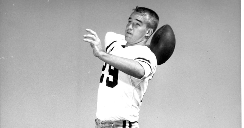 Pepper Rodgers as a player at Georgia Tech in the early 1950s