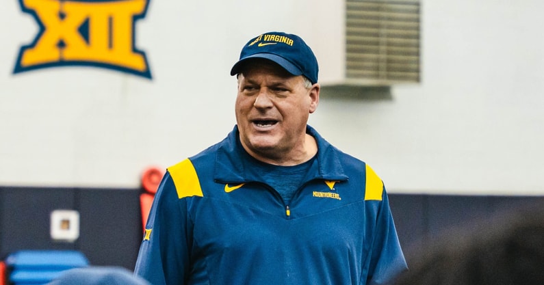 West Virginia head football coach Rich Rodriguez
