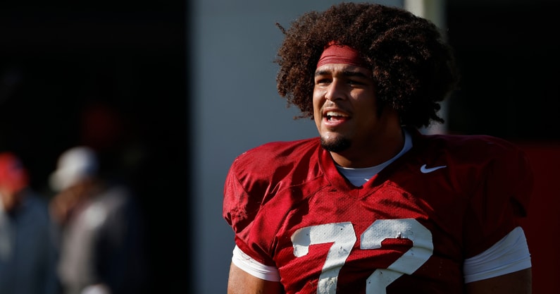 Alabama OL Parker Brailsford