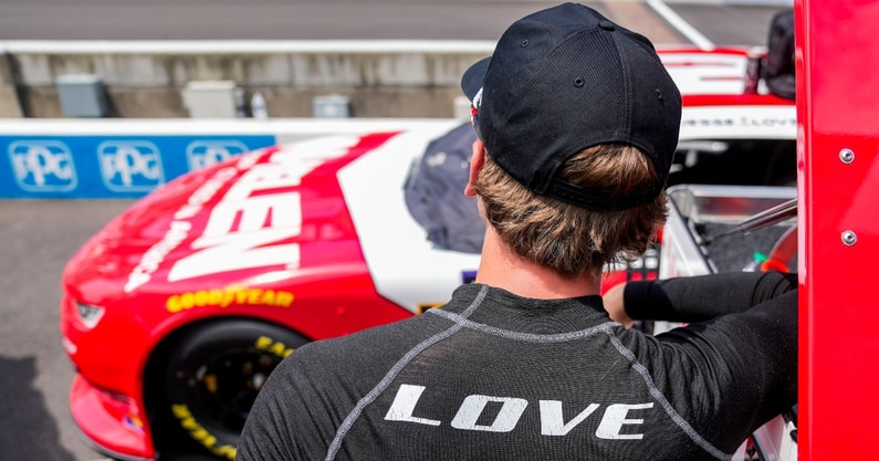 Jesse Love pole NASCAR