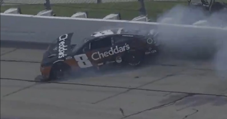 Kyle Busch wreck Iowa