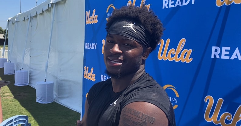 UCLA running back Jaivian Thomas