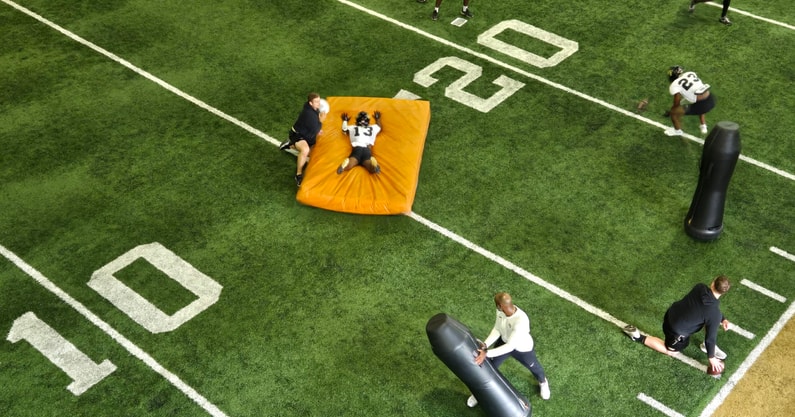 Wake Forest football practice