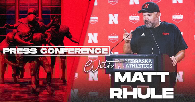 Nebraska football coach Matt Rhule