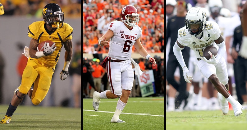 Joel Klatt lists his top five performances he has called Tavon Austin Baker Mayfield Travis Hunter