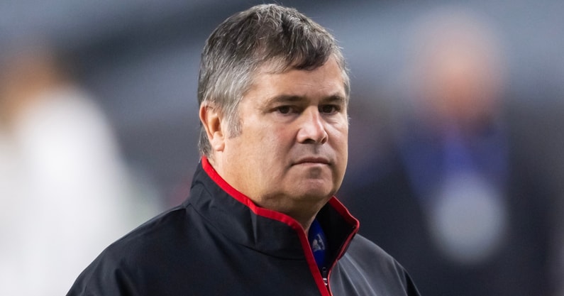 Rutgers Scarlet Knights offensive coordinator Kirk Ciarrocca at the Rate Bowl