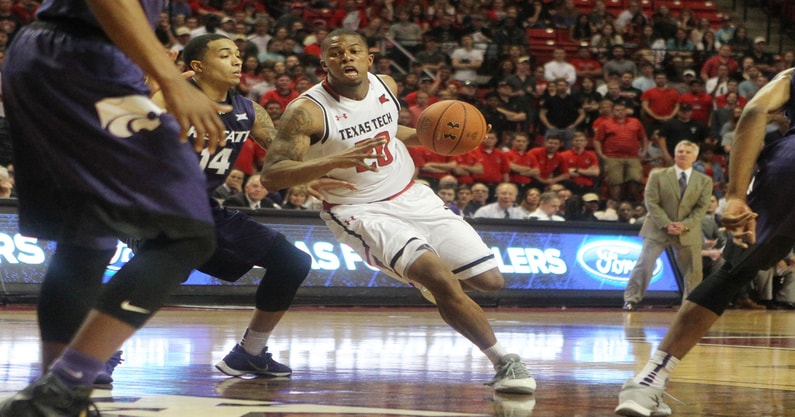 Texas Tech Red Raiders guard Toddrick Gotcher