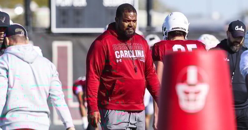 South Carolina DL coach Travian Robertson (Photo: Katie Dugan | GamecockCentral.com)