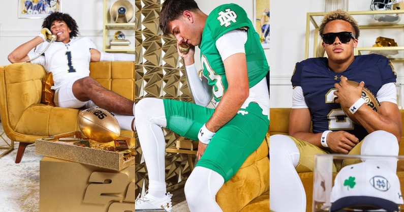 Notre Dame commits Devin Fitzgerald, Noah Grubbs and Kaydon Finley